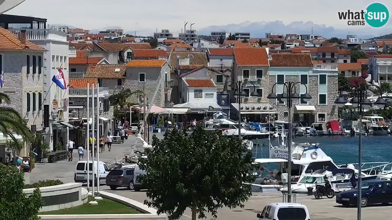 Vodice webcam live – front de mer