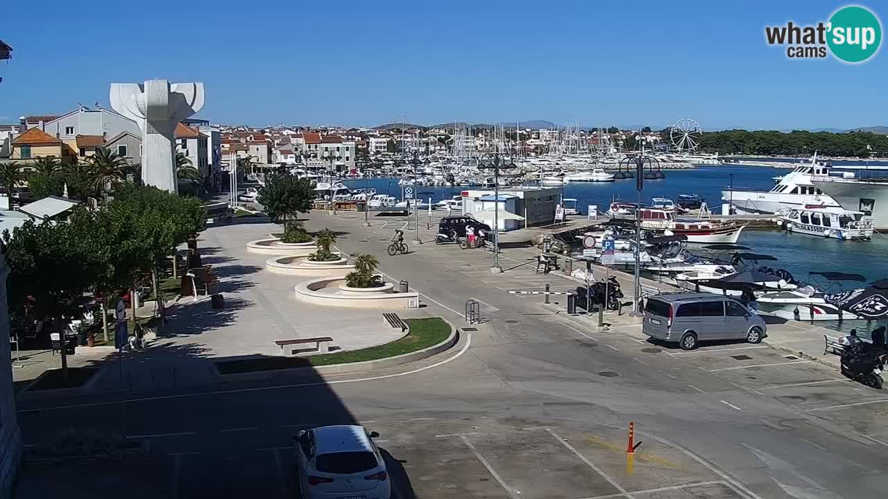 Vodice webcam – marina i meer