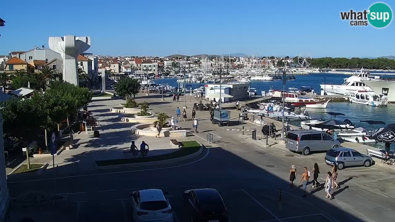 Vodice webcam – marina i meer