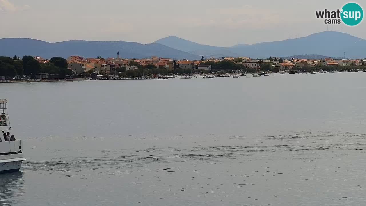 Vodice Live webcam – marina and  seafront
