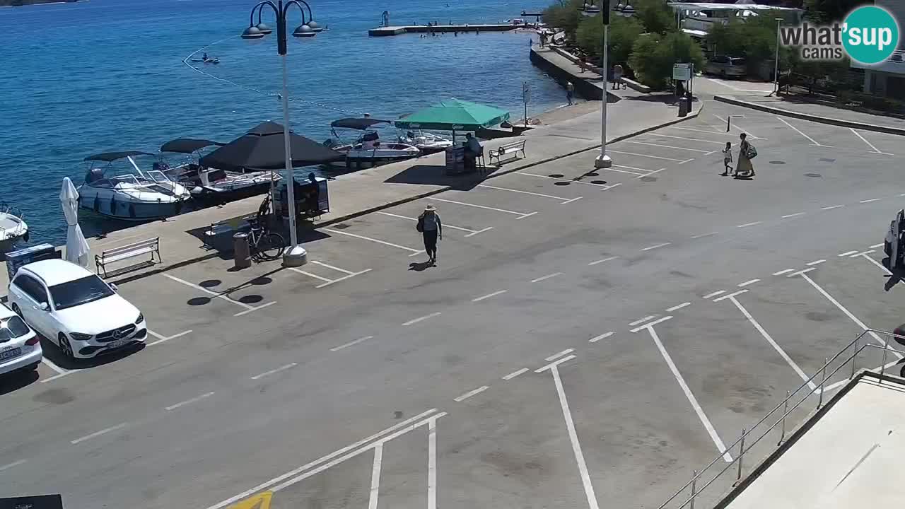 Vodice Live webcam – marina and  seafront