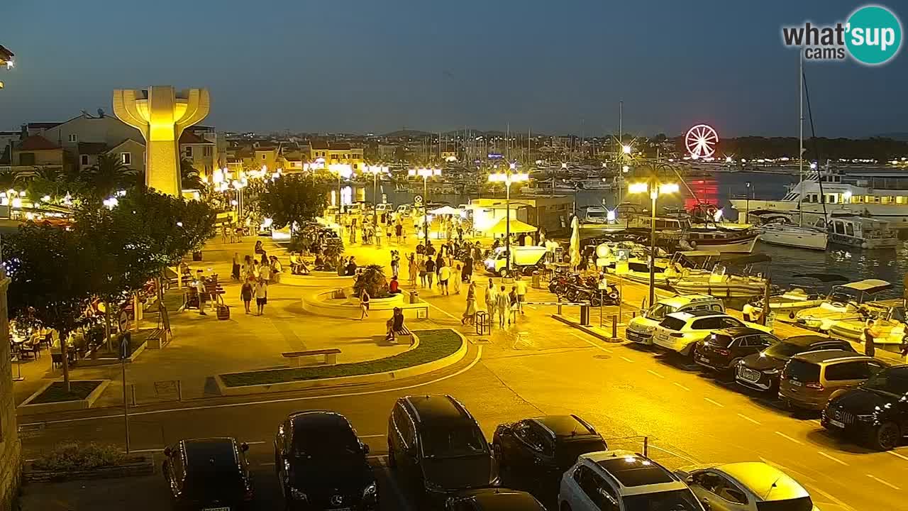 Vodice web kamera – marina i riva