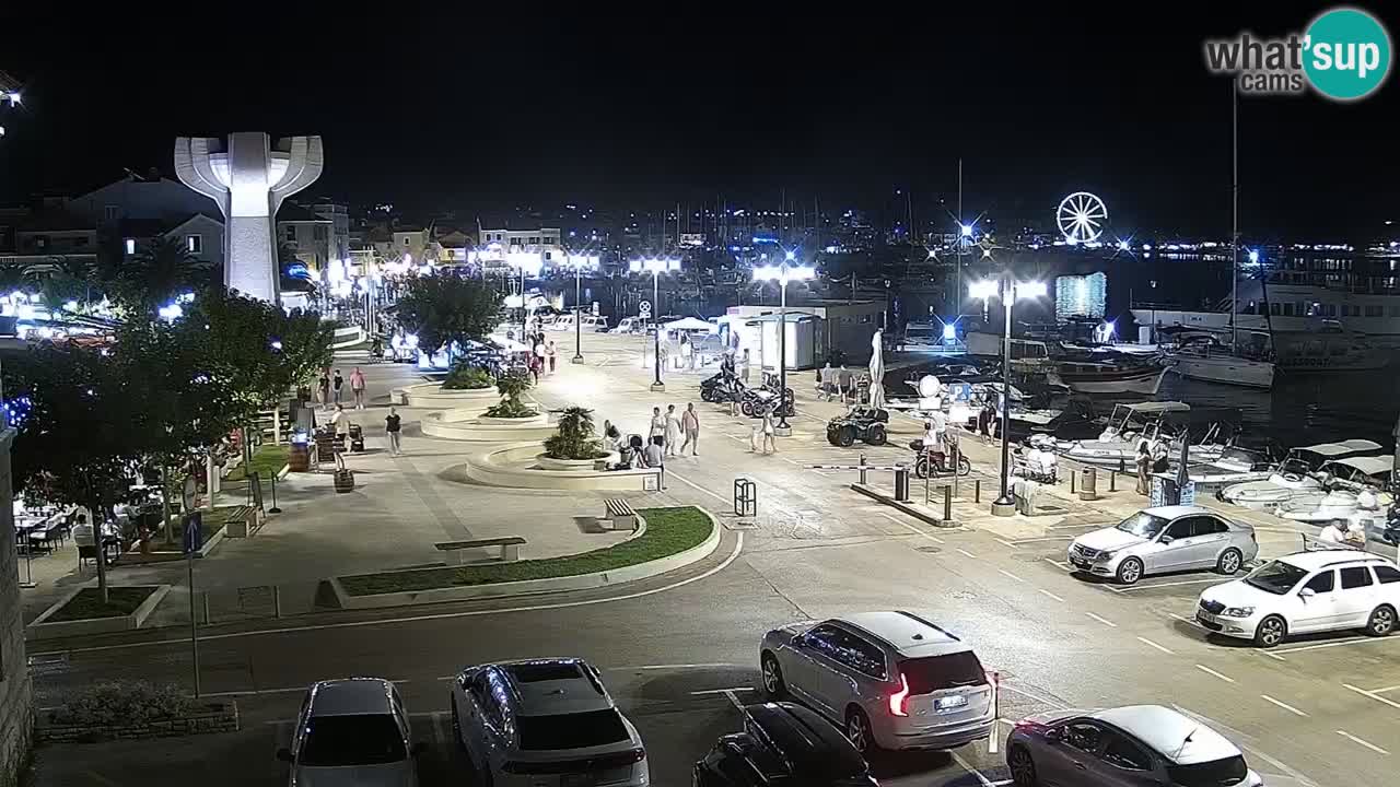 Vodice web kamera – marina i riva