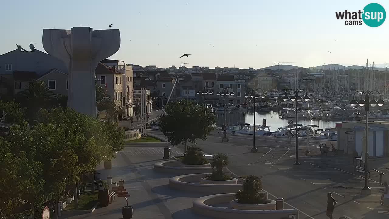 Vodice webcam – marina i meer