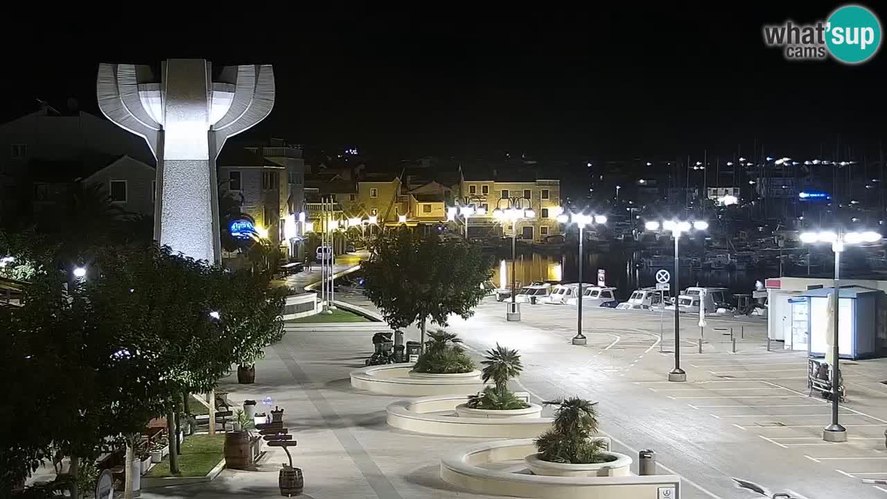 Vodice webcam – marina i meer