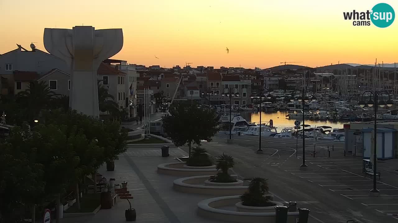 Vodice livecam – marina e il lungomare