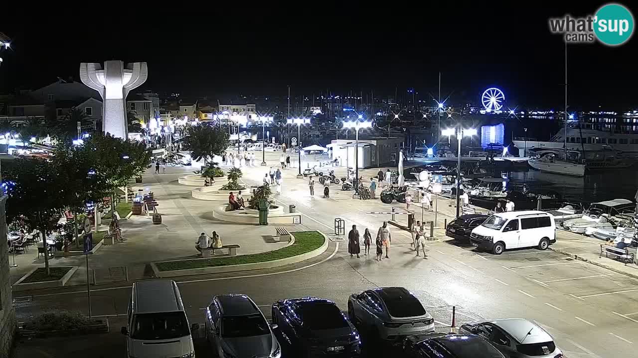 Vodice web kamera – marina i riva