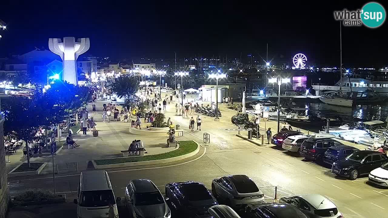 Vodice web kamera – marina i riva