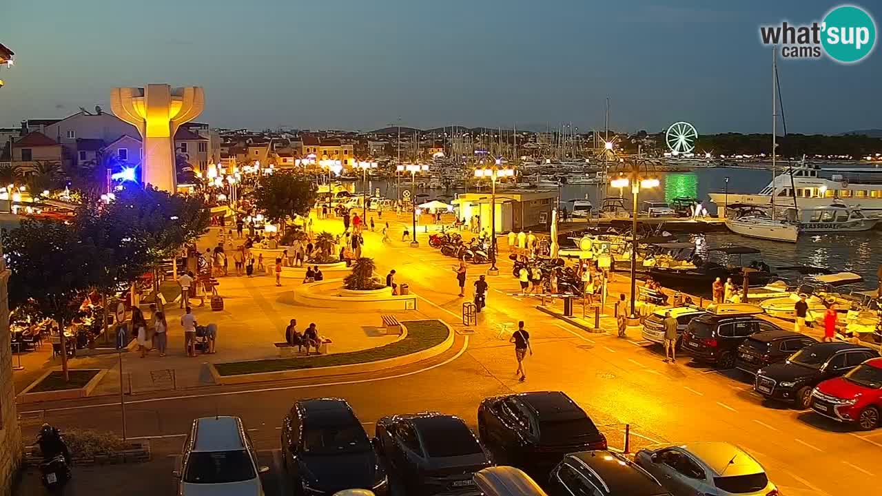 Vodice spletna kamera – marina in riva