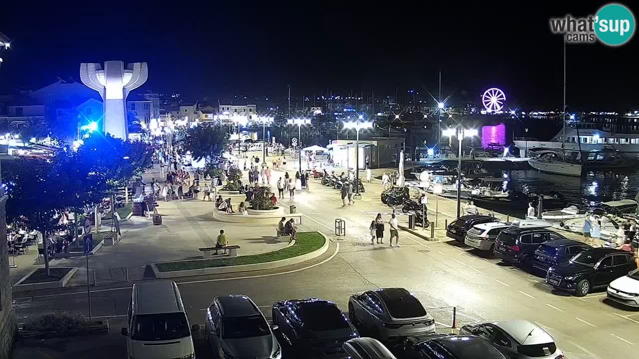 Vodice web kamera – marina i riva