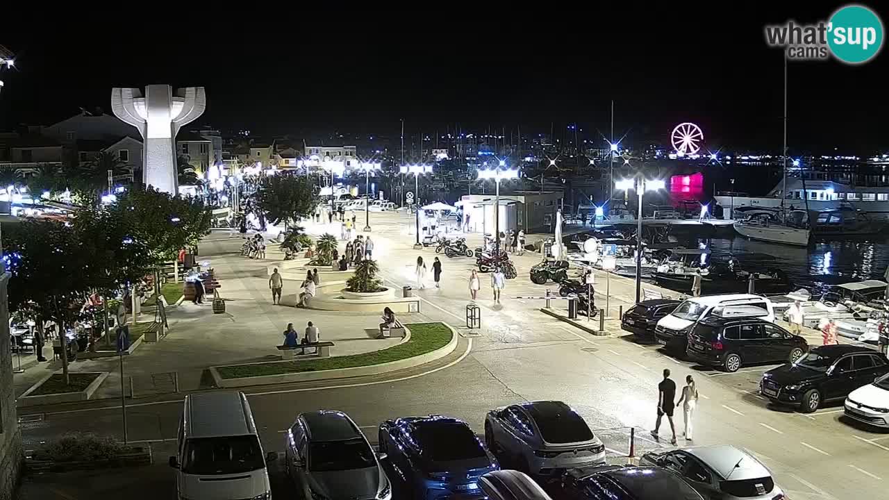 Vodice web kamera – marina i riva