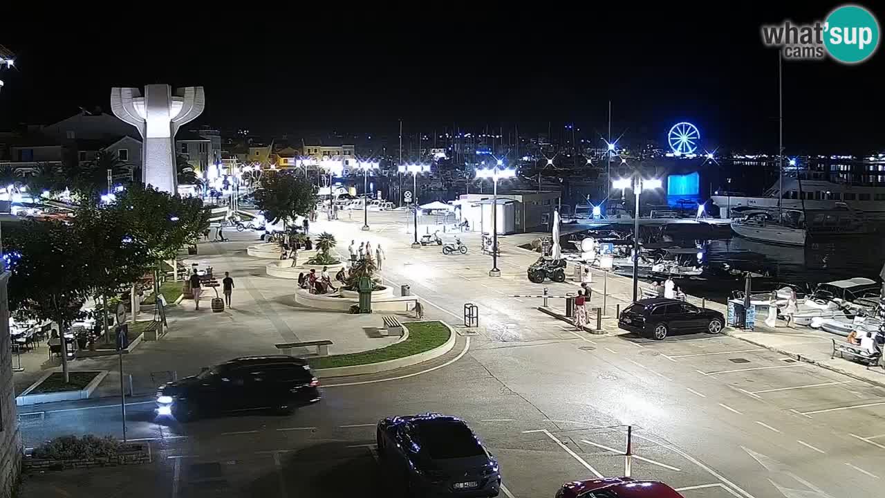 Vodice web kamera – marina i riva
