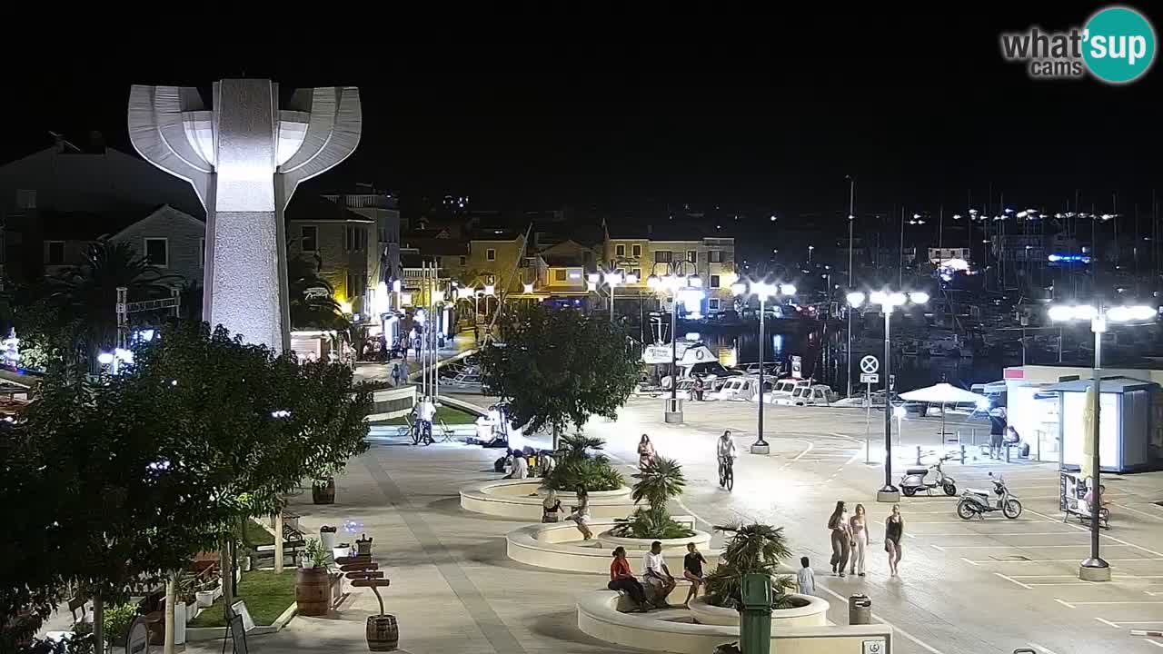 Vodice web kamera – marina i riva