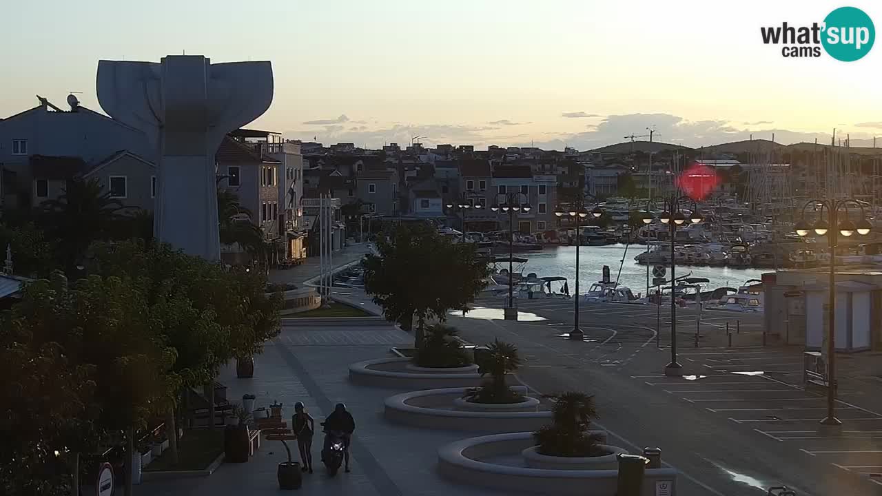 Vodice webcam – marina i meer