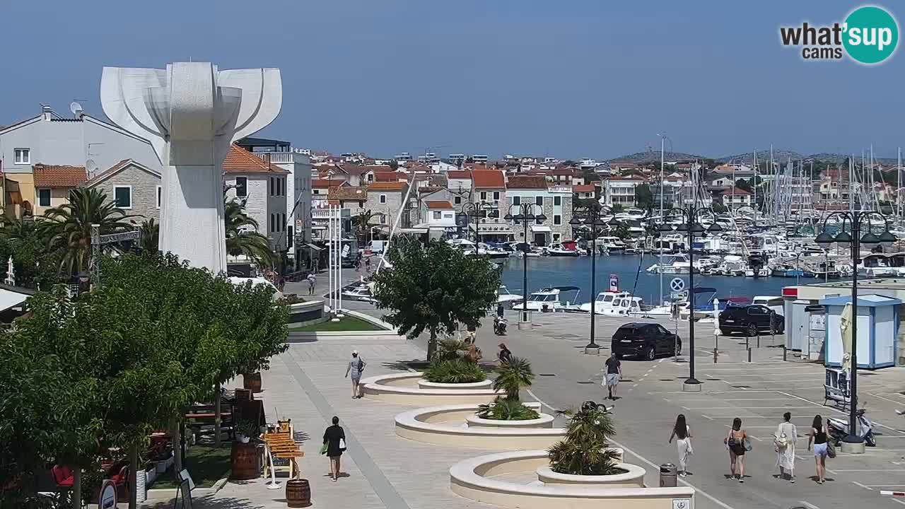 Vodice webcam – marina i meer