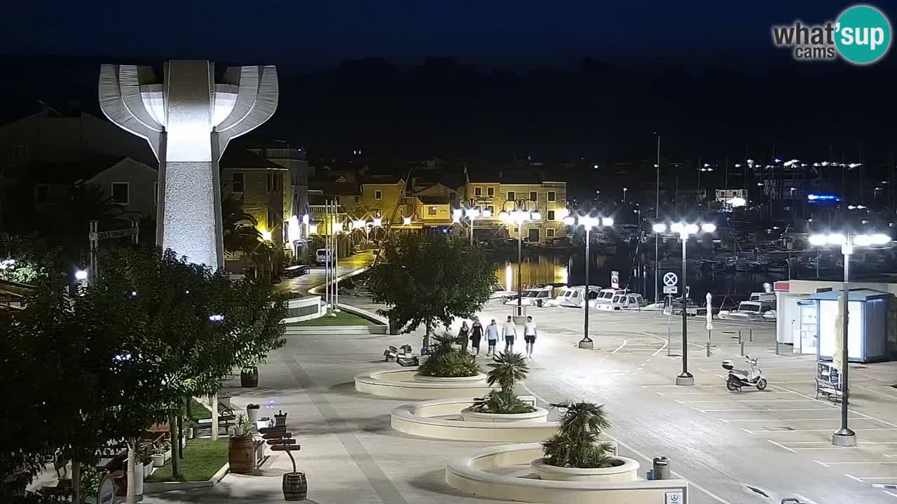 Vodice webcam – marina i meer