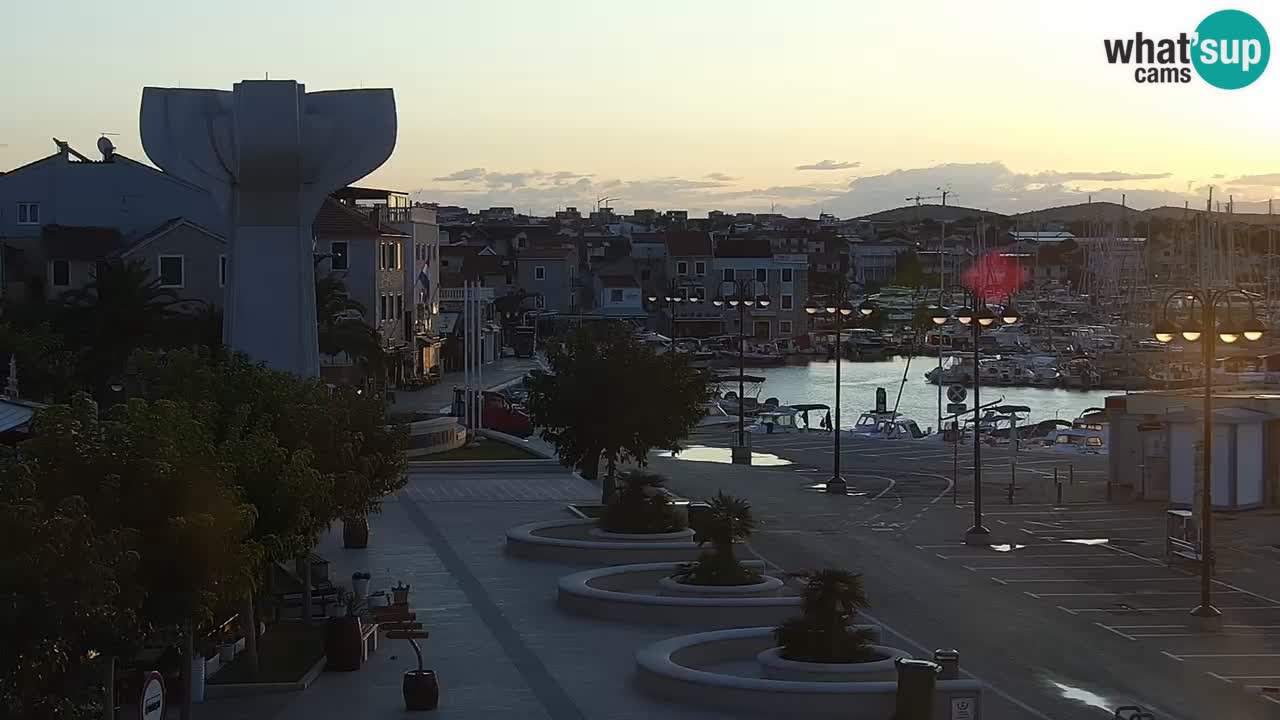 Vodice webcam – marina i meer