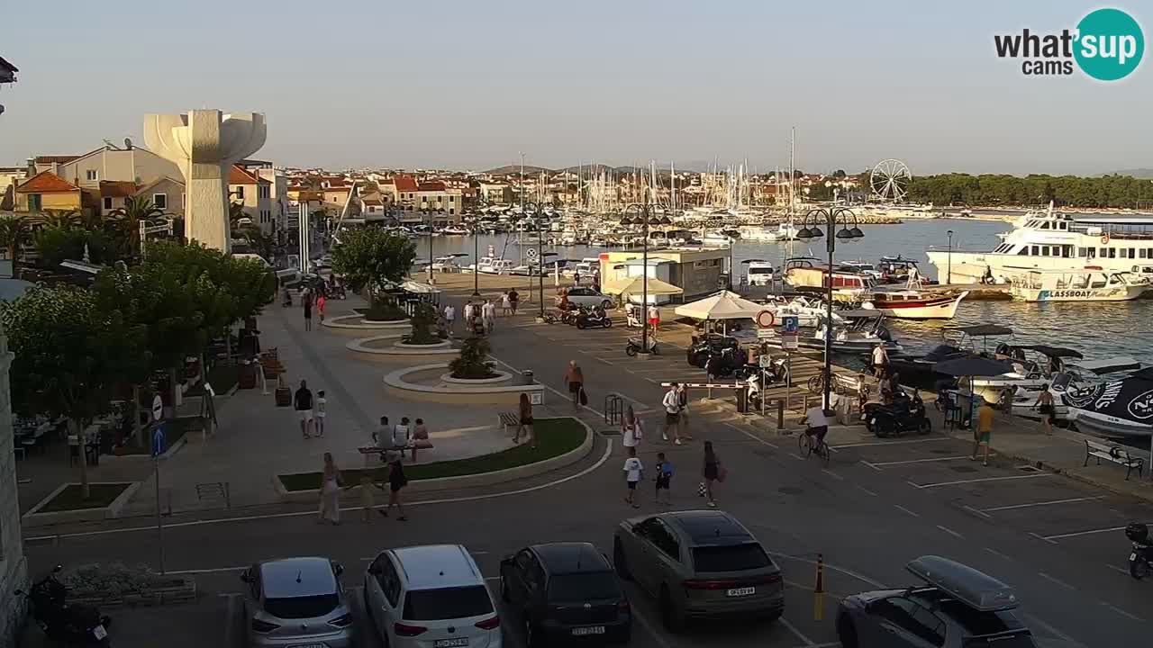Vodice Live webcam – marina and seafront