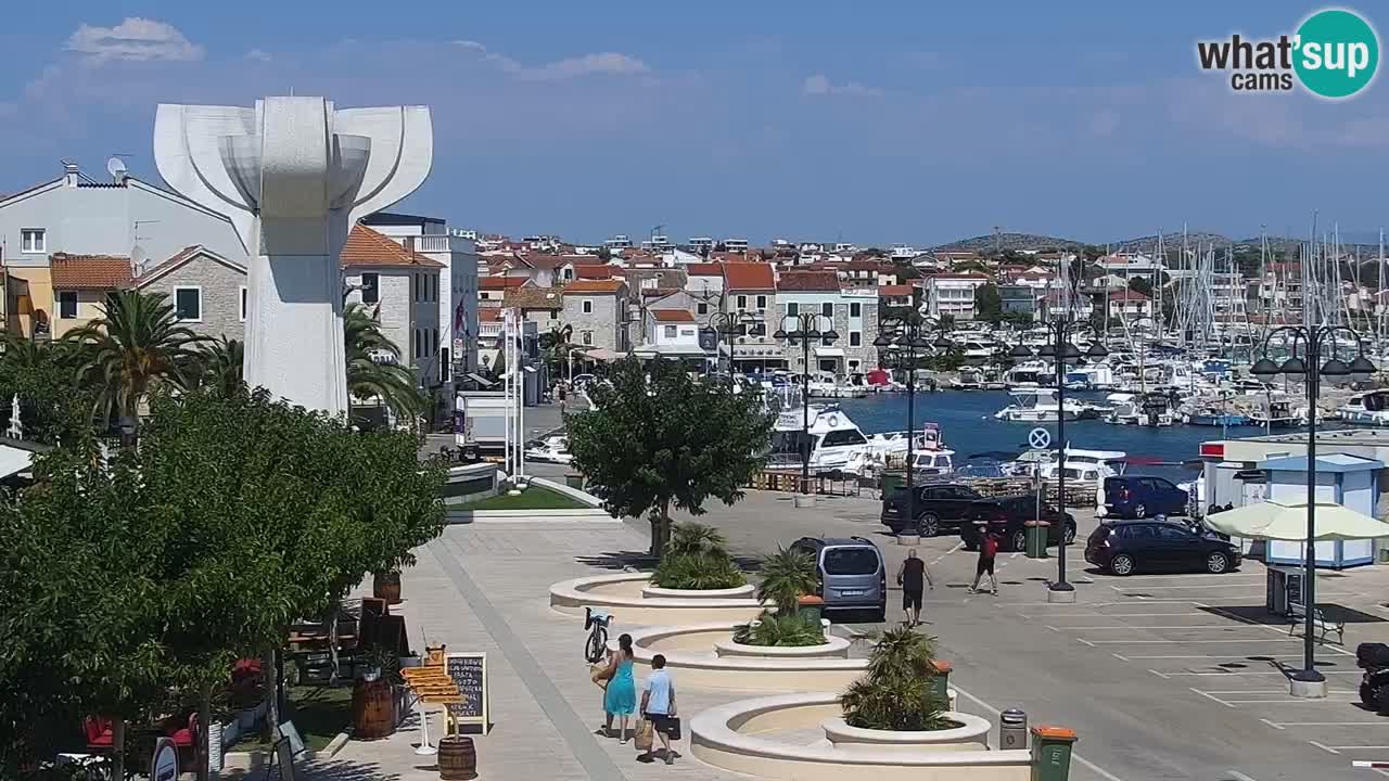 Vodice webcam live – front de mer