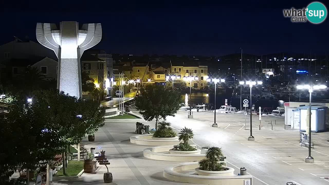 Vodice webcam – marina i meer