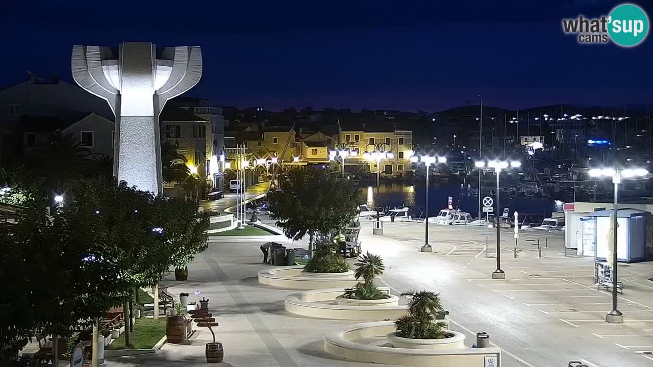 Vodice livecam – marina e il lungomare