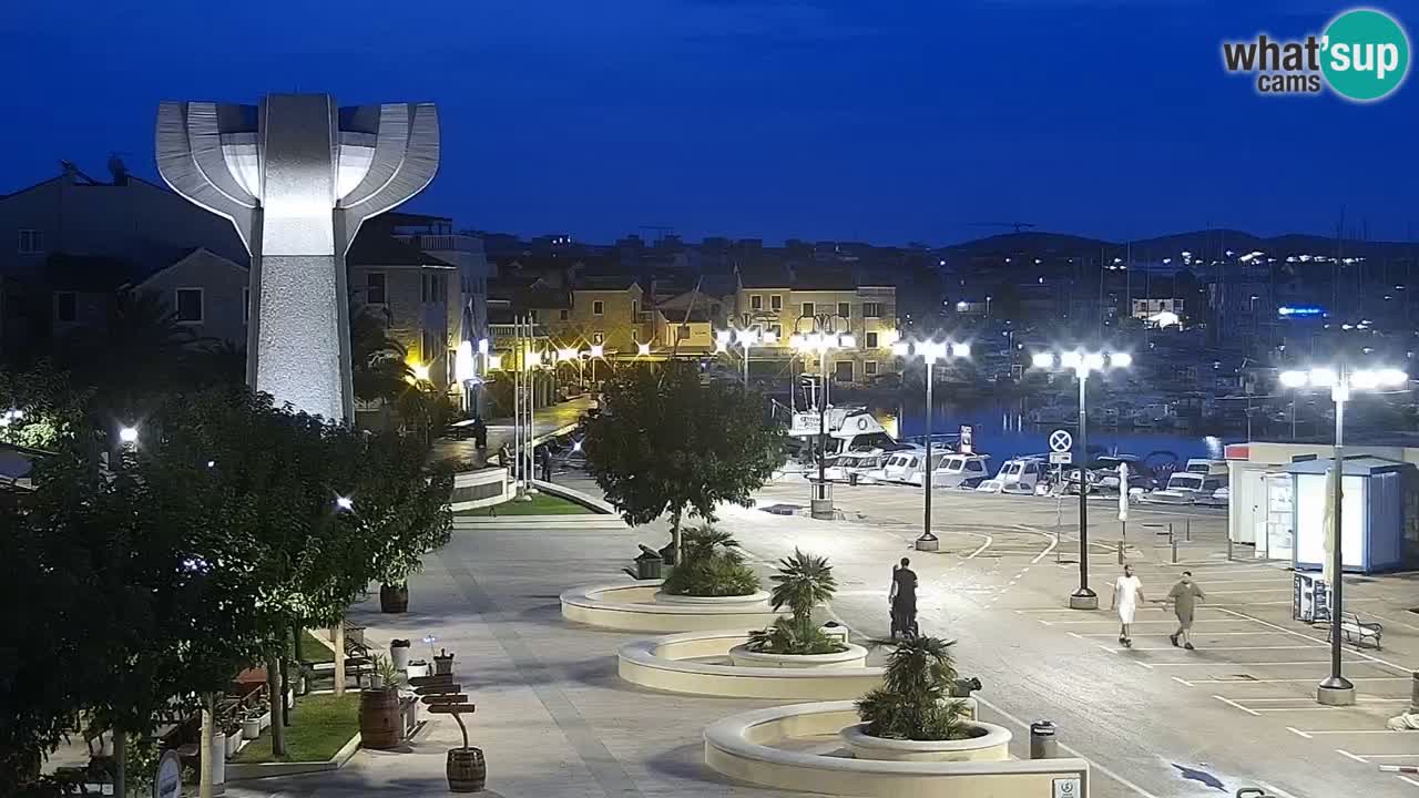 Vodice webcam live – front de mer