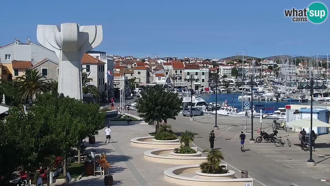 Vodice webcam live – front de mer