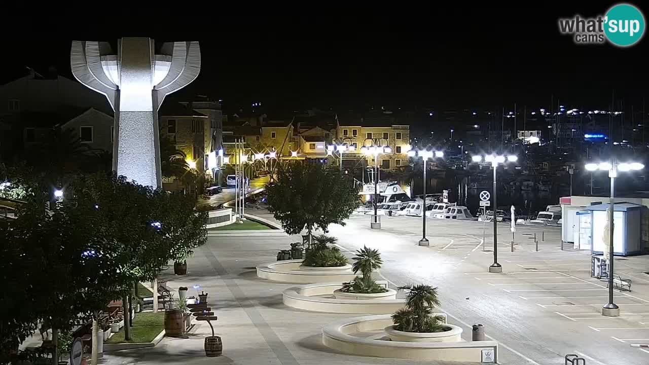 Vodice webcam – marina i meer