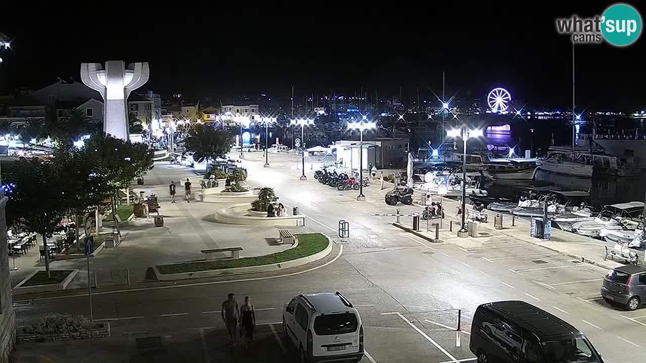 Vodice webcam live – front de mer