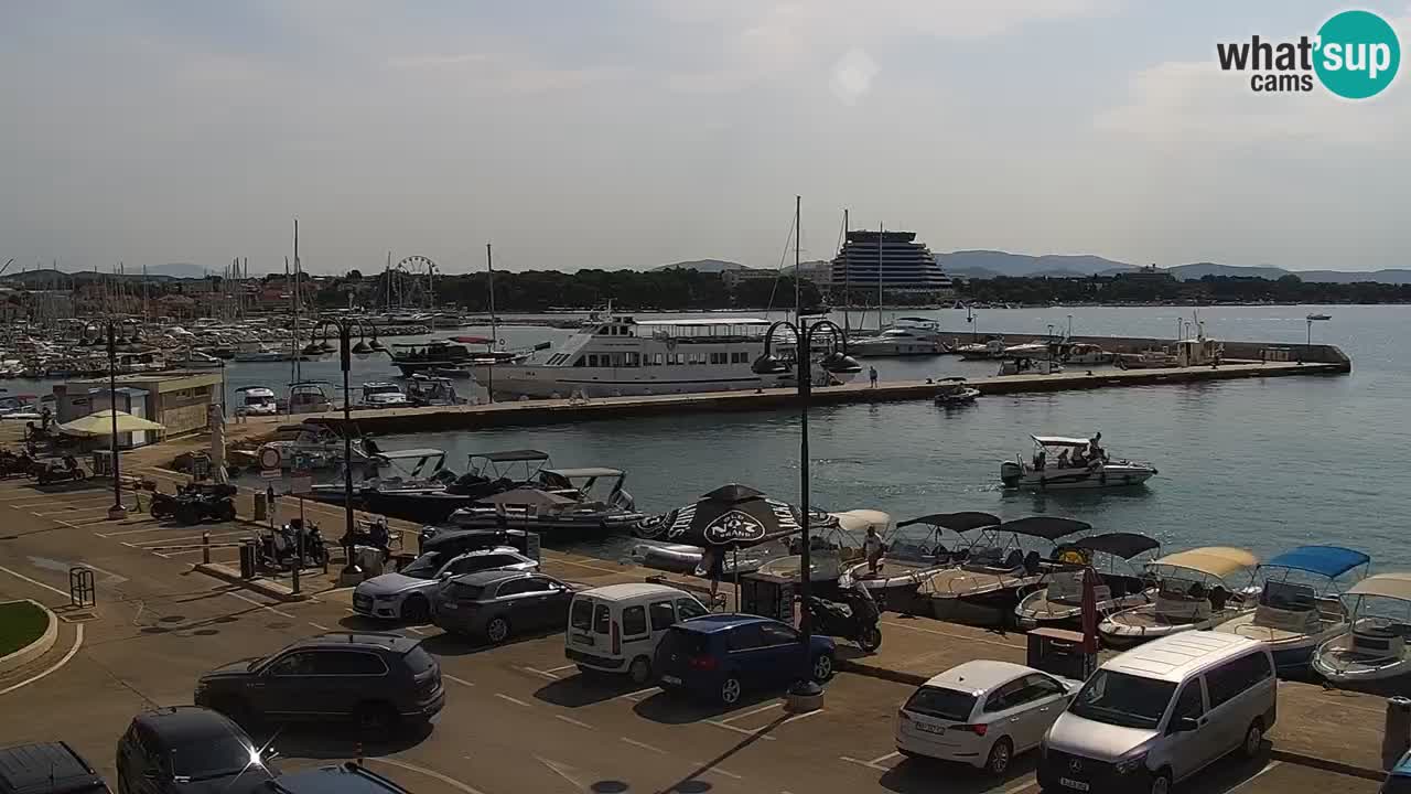 Vodice Live webcam – marina and  seafront
