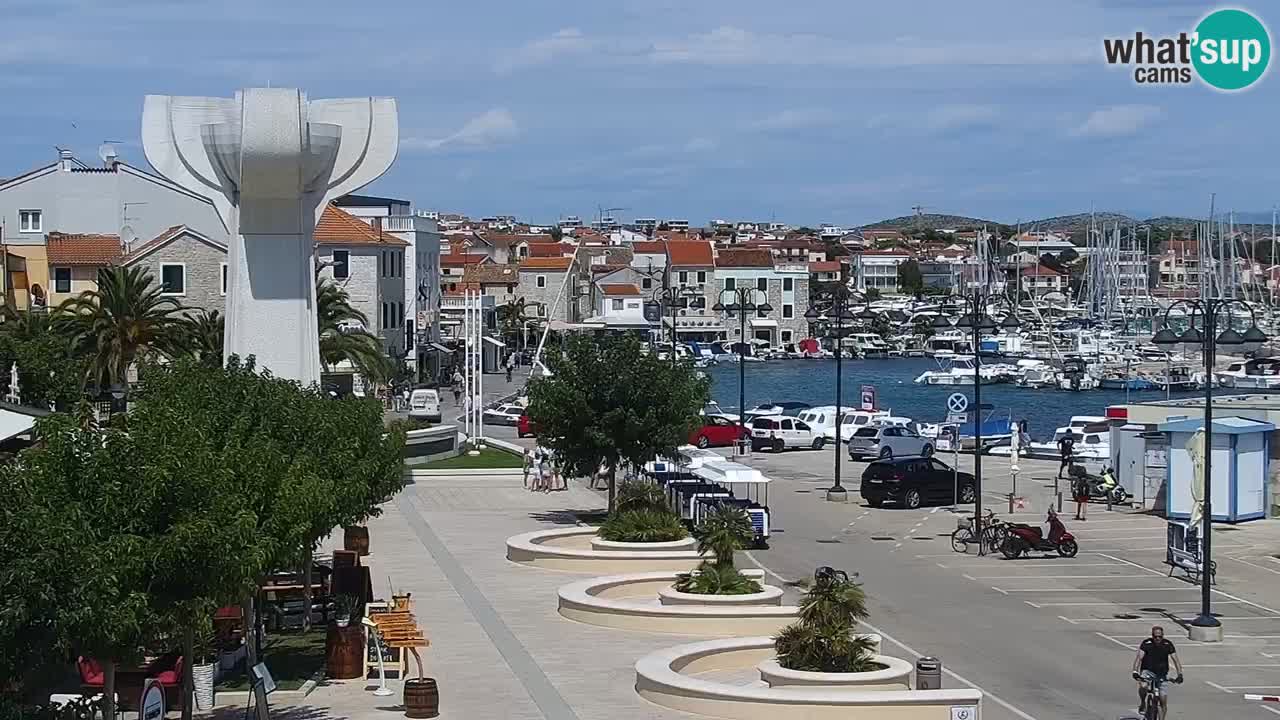 Vodice web kamera – marina i riva