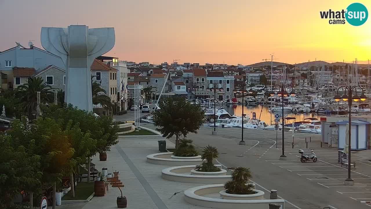 Vodice webcam – marina i meer