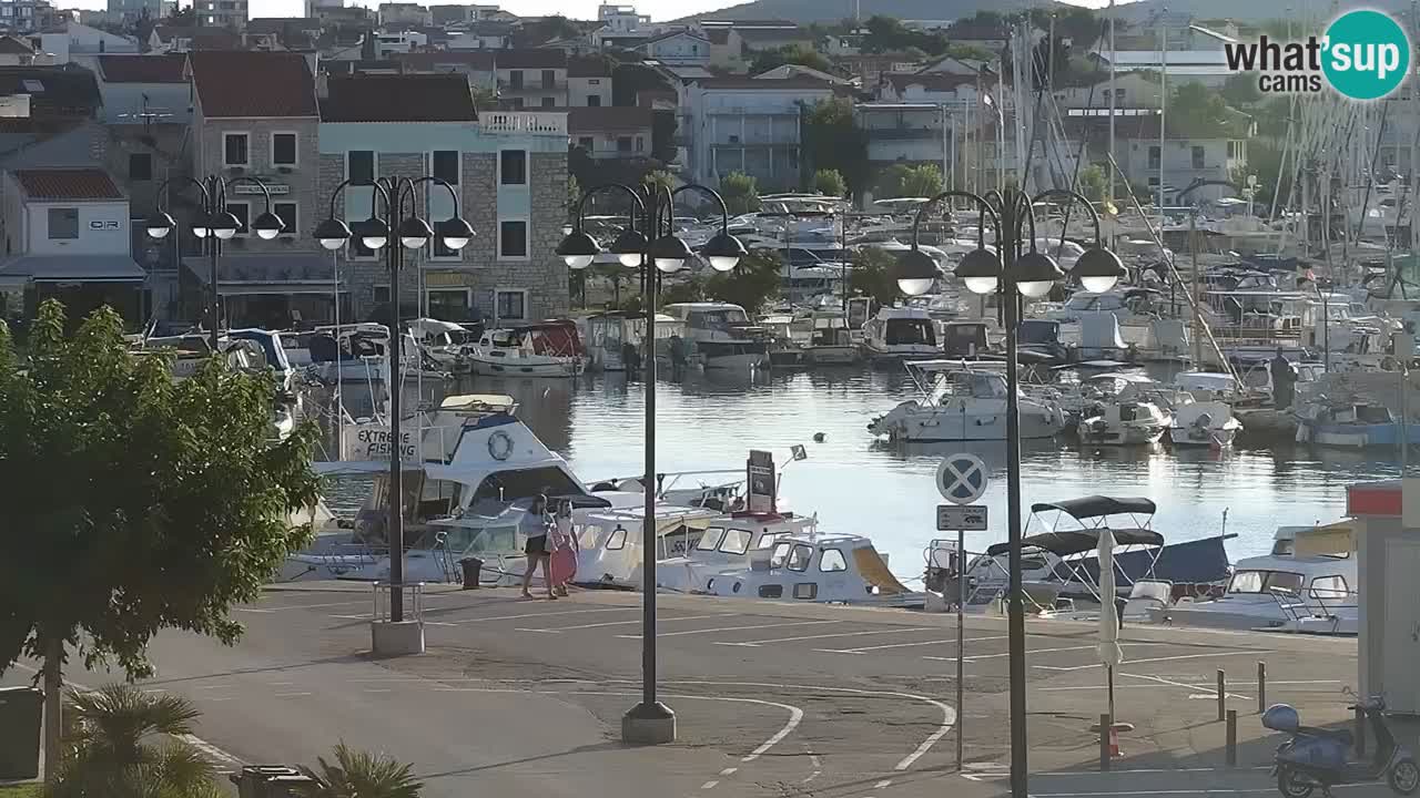 Vodice webcam – marina i meer