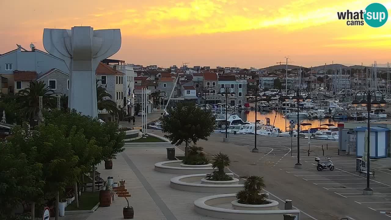 Vodice livecam – marina e il lungomare