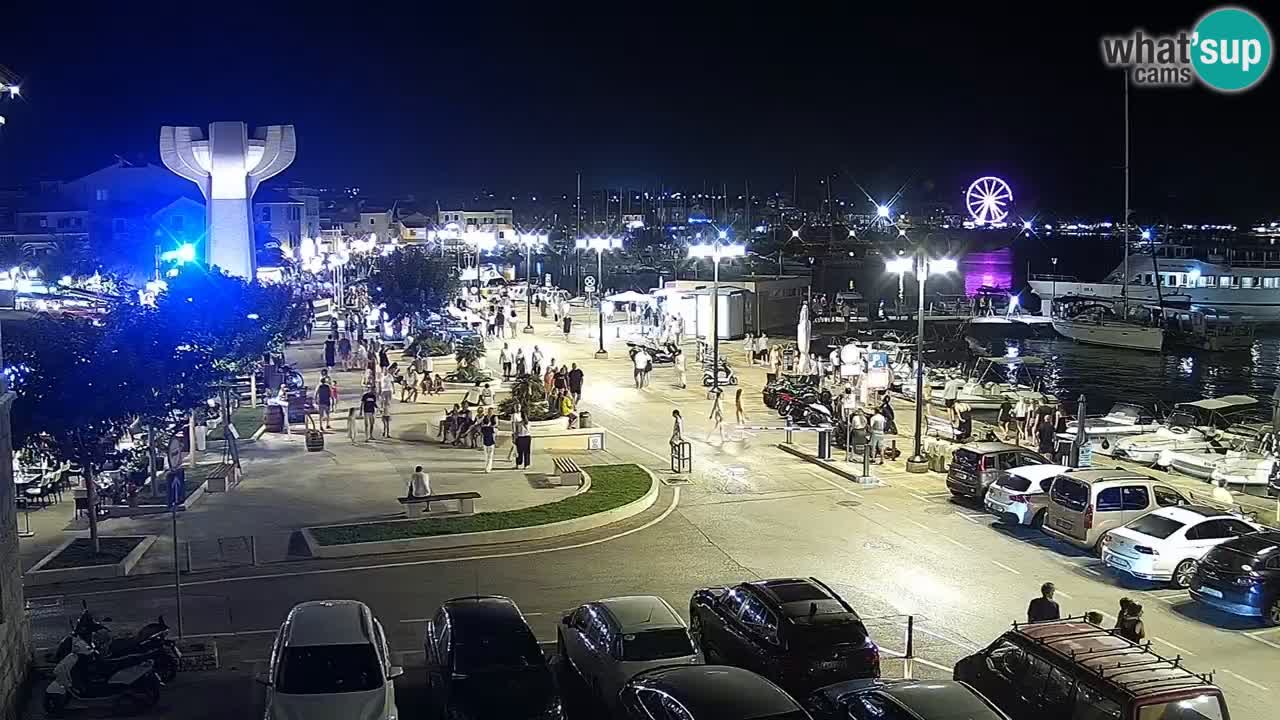 Vodice spletna kamera – marina in riva