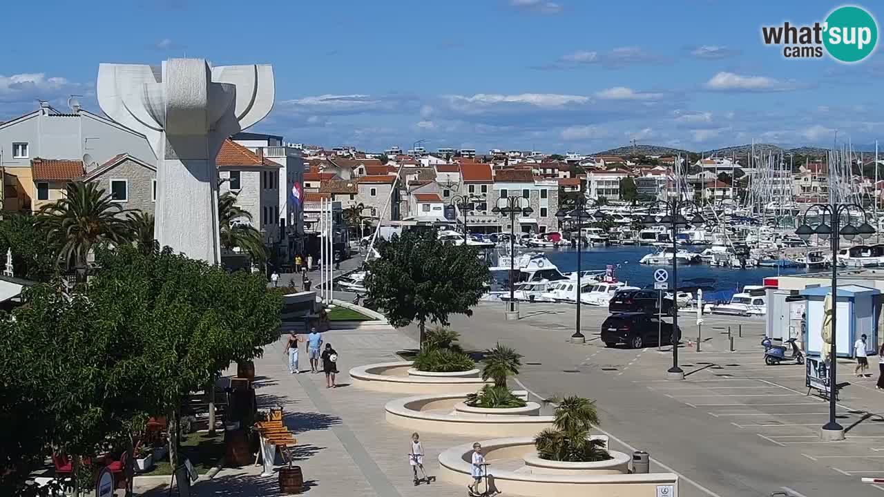 Vodice webcam live – front de mer