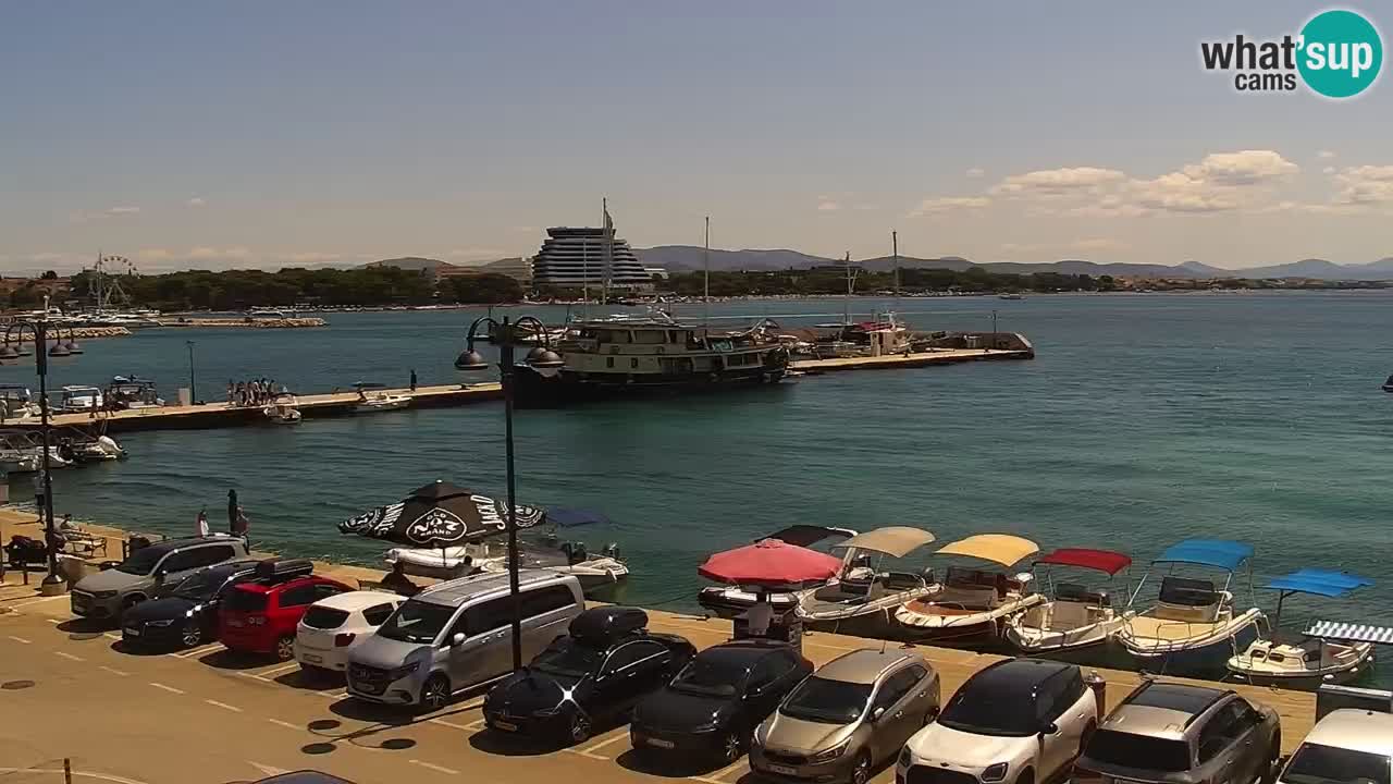 Vodice Live webcam – marina and  seafront