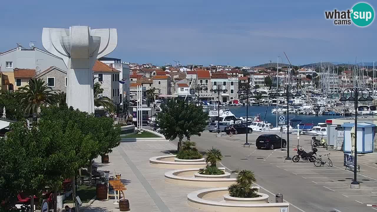Vodice webcam live – front de mer