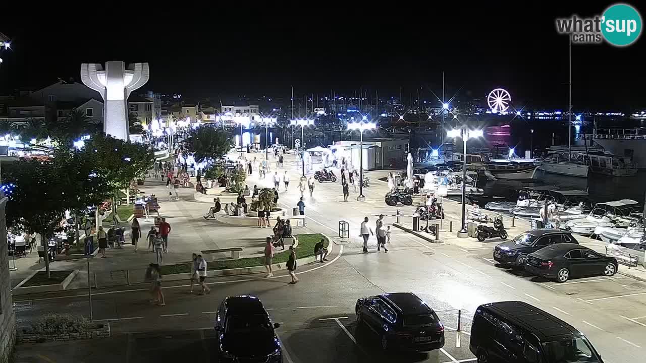 Vodice webcam live – front de mer