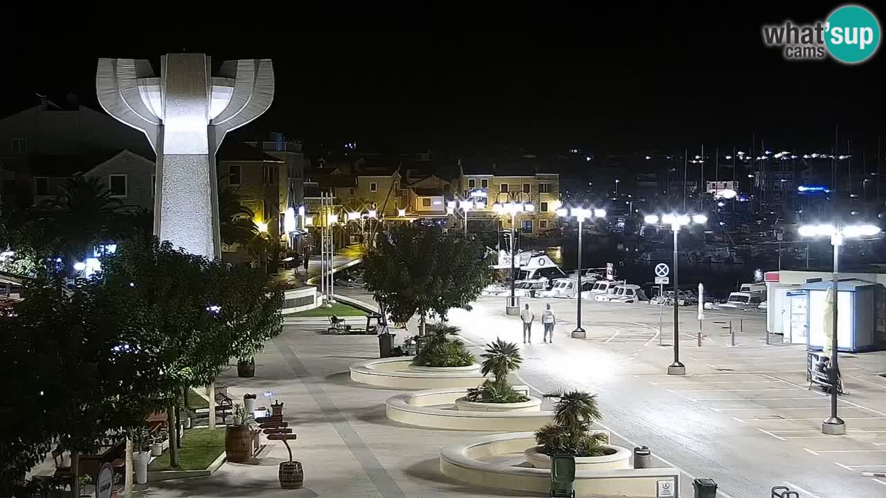 Vodice webcam – marina i meer