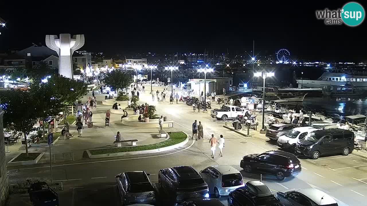 Vodice webcam live – front de mer