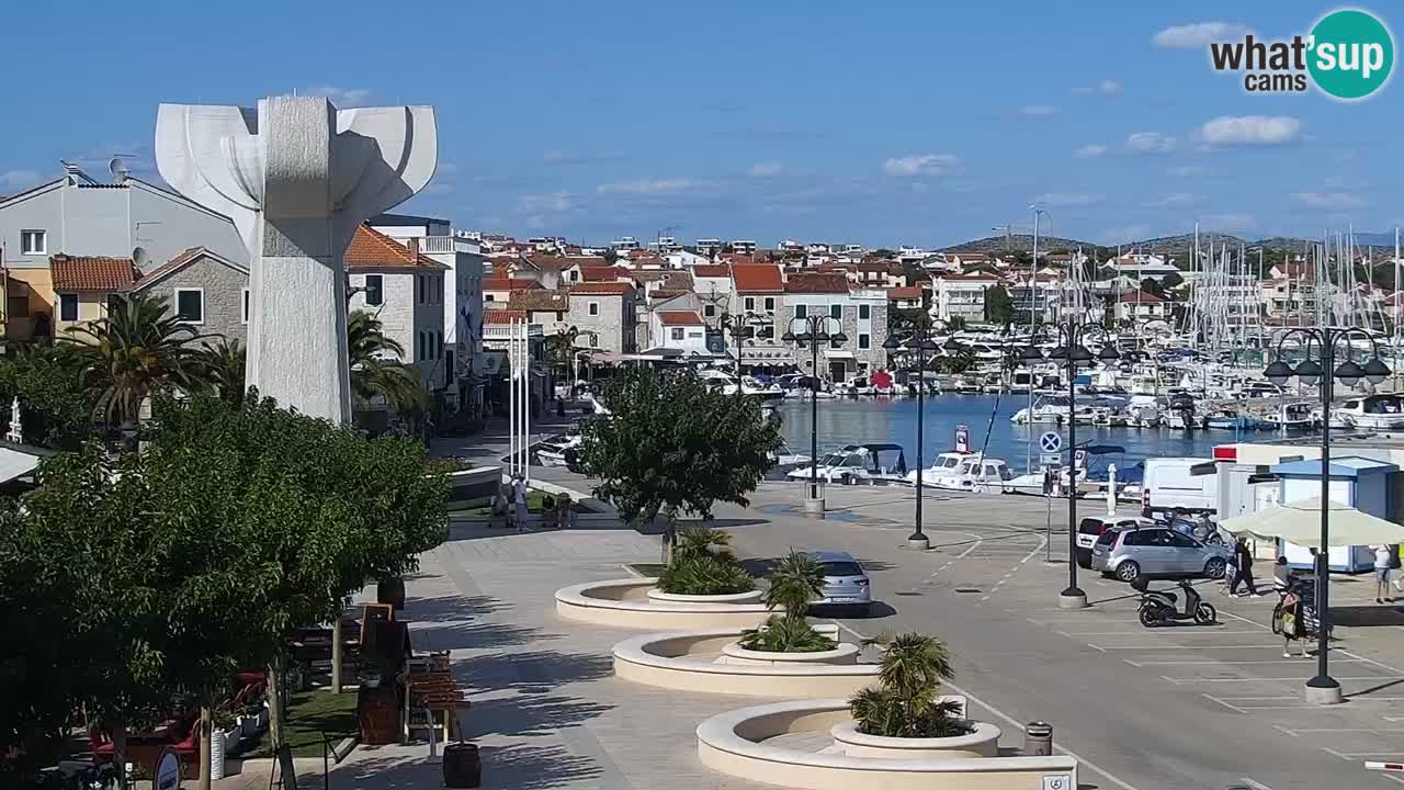 Vodice webcam live – front de mer