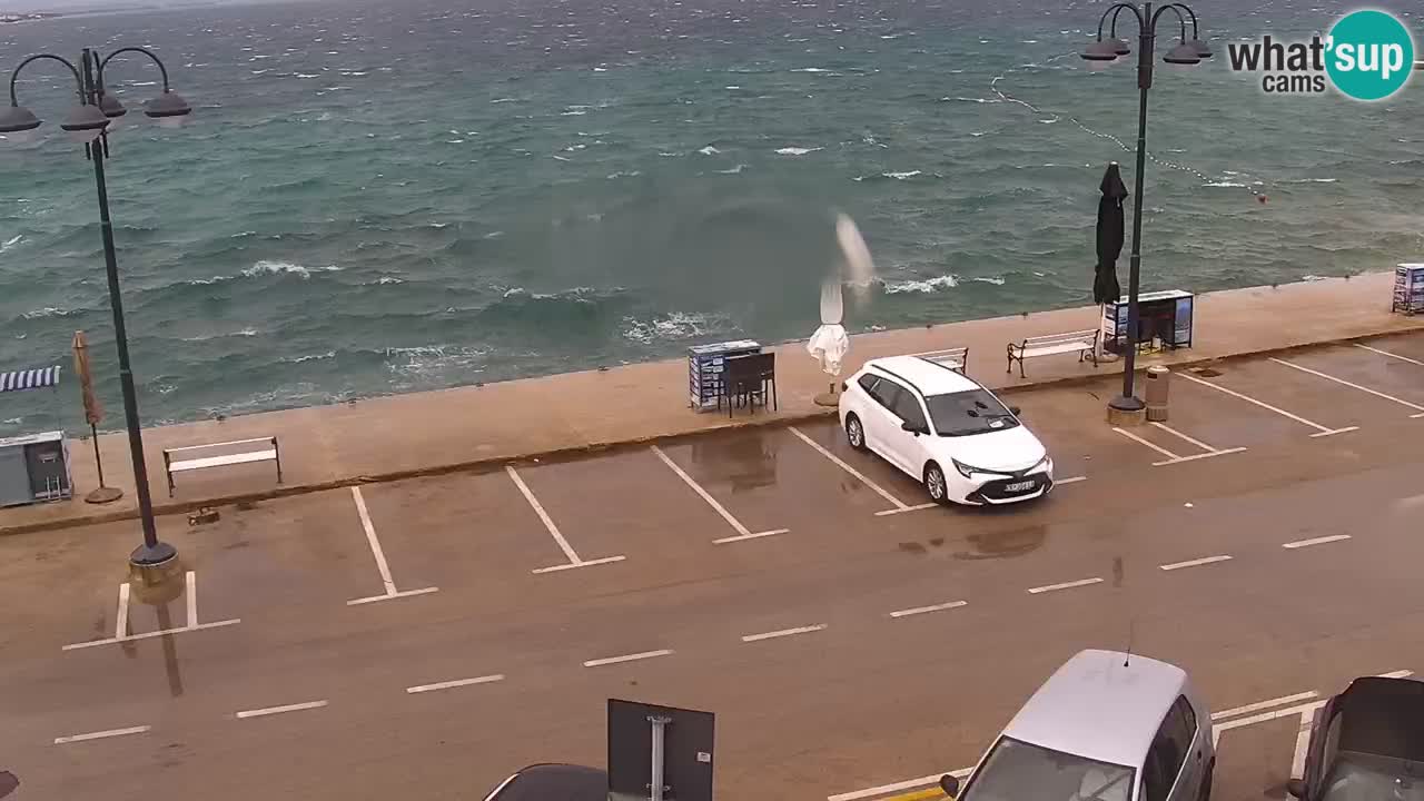 Vodice spletna kamera – marina in riva