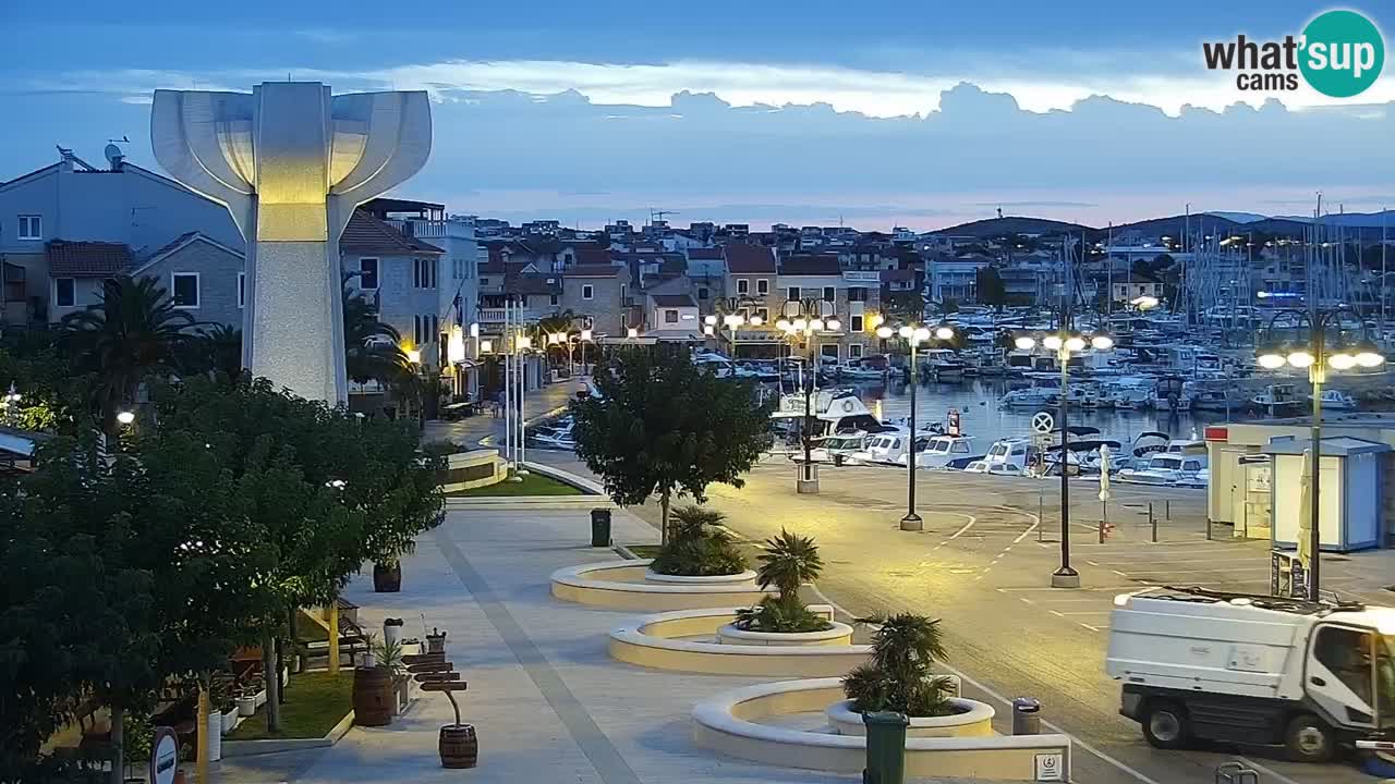 Vodice webcam – marina i meer