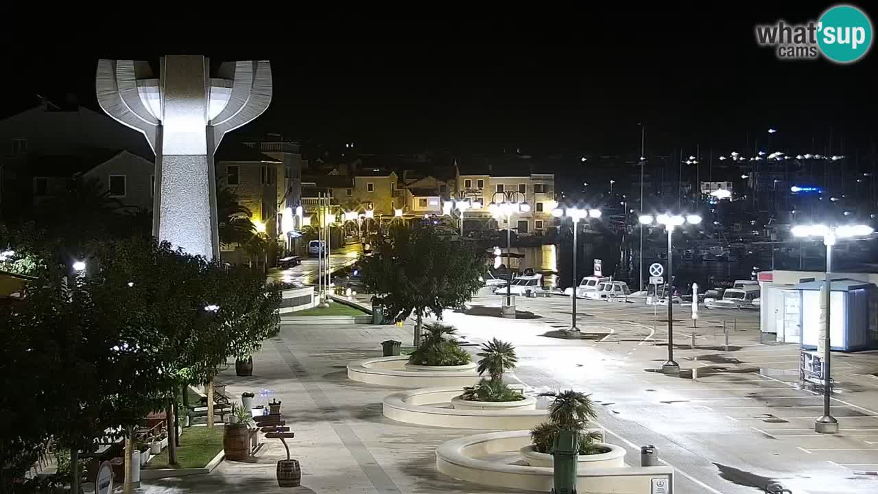 Vodice webcam live – front de mer