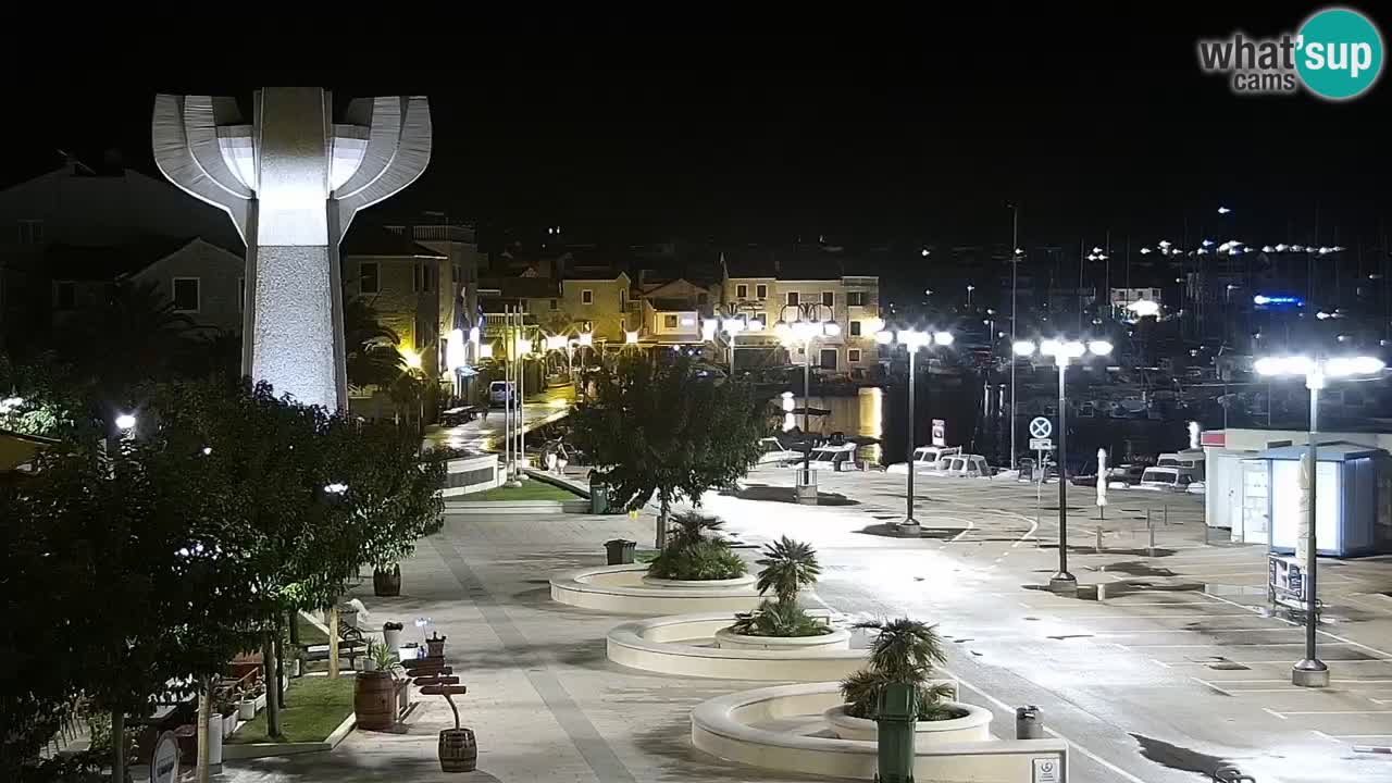 Vodice webcam live – front de mer