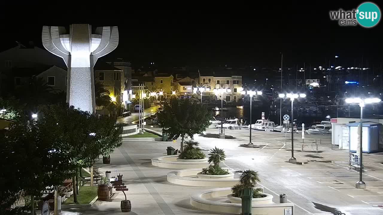 Vodice webcam live – front de mer