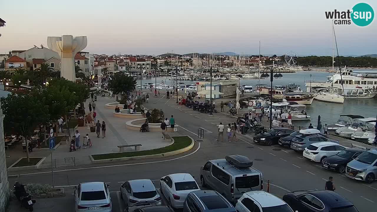 Vodice web kamera – marina i riva