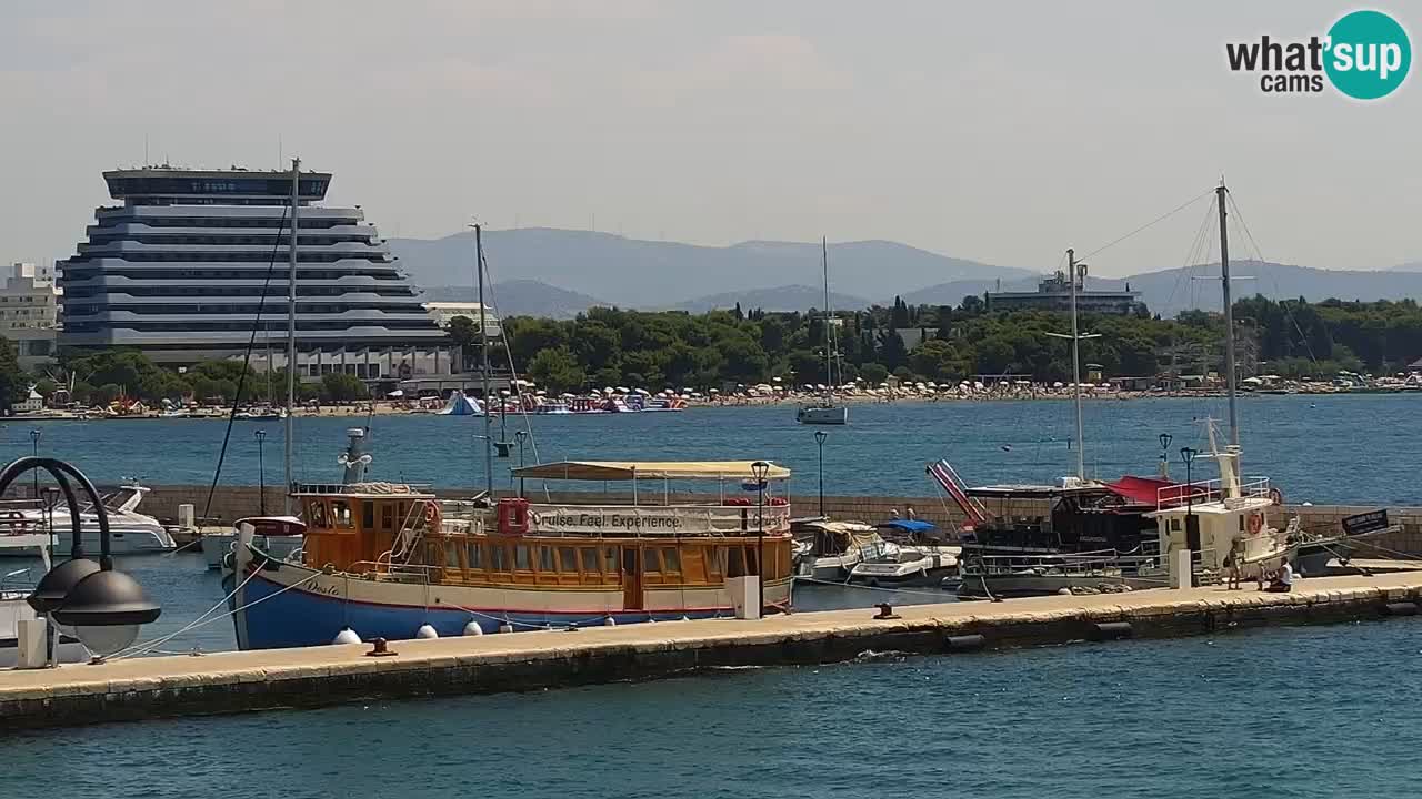 Vodice web kamera – marina i riva