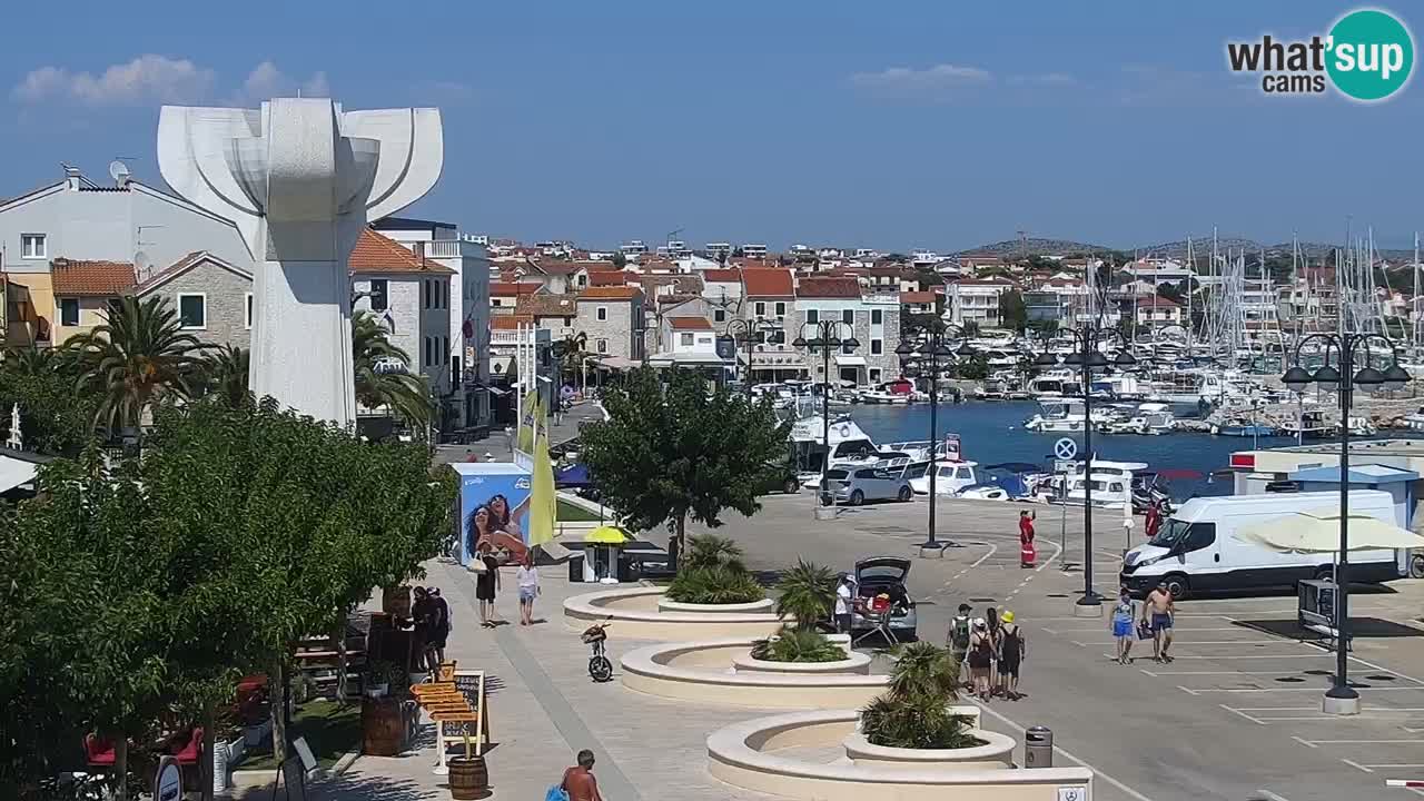 Vodice webcam live – front de mer